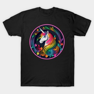 Paperdesign Art Of A Cute Unicorn 1 T-Shirt